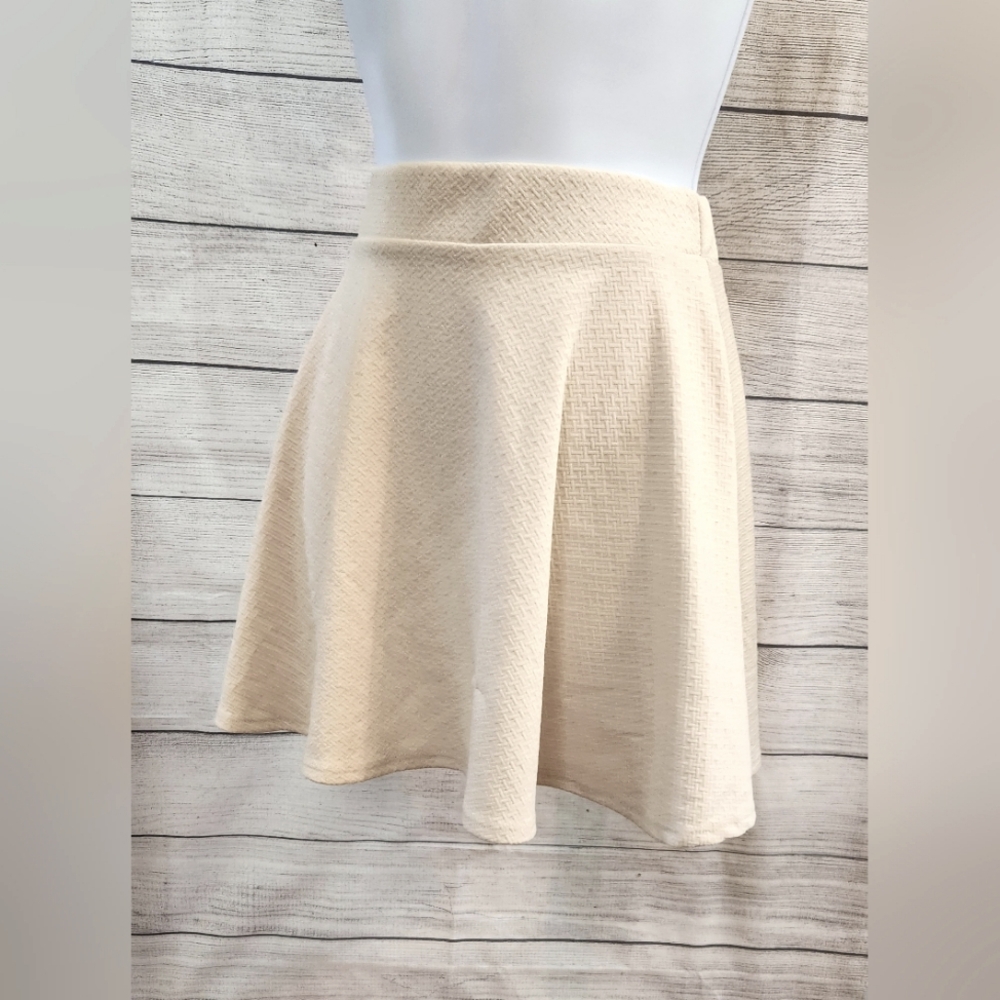 Cream color skater skirt medium